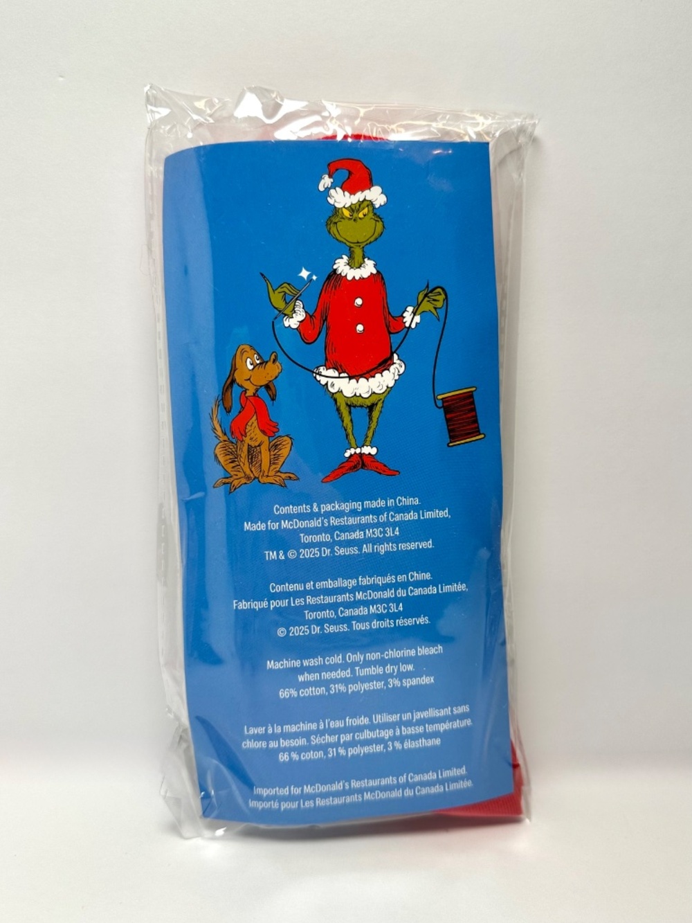 McDonald’s Dr Seuss Grinch Socks 2025 NWT Christmas Holiday Socks - Picture 2 of 2